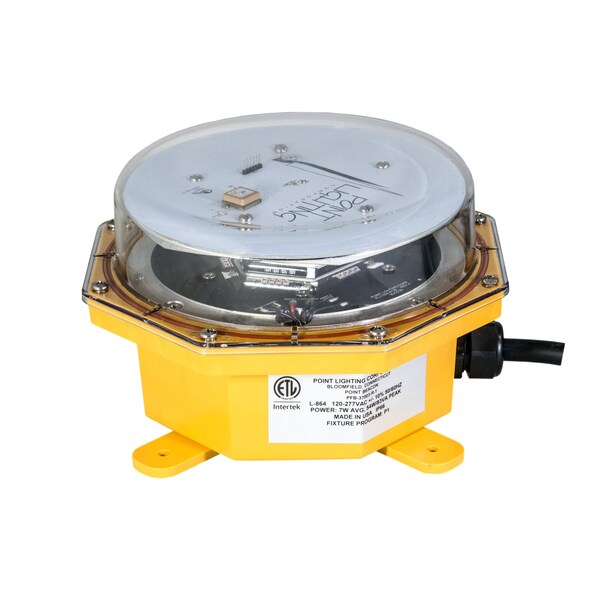 Red Flashing Beacon, LED, AC